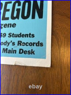 The Ramones ORIGINAL Concert Poster 1984, Eugene, Oregon punk