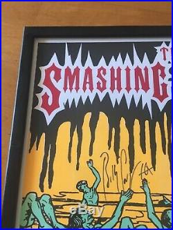 The Smashing Pumpkins Original Concert Tour Poster Signed By Billy Corgan 1999