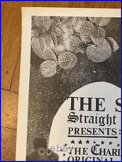 The Straight Theater Fillmore Era Concert Poster Workitout Charlatans RARE 1967