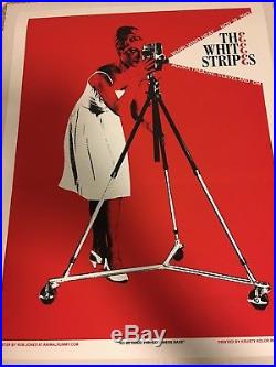 The White Stripes Concert Poster- Rare 2003 Rob Jones