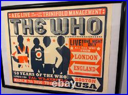 The Who 20x24 One Night Only Concert Poster 2016 Boston Hard to find! #17/250 The Who 20x24 One Night Only Concert Poster 2016 Boston Hard to find! #17/250