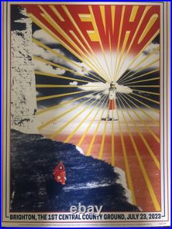 The Who Brighton UK Central County Ground 2023 Concert Poster 18x24 131/151 LOOK