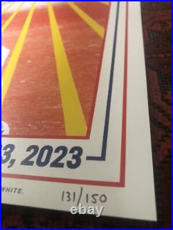 The Who Brighton UK Central County Ground 2023 Concert Poster 18x24 131/151 LOOK