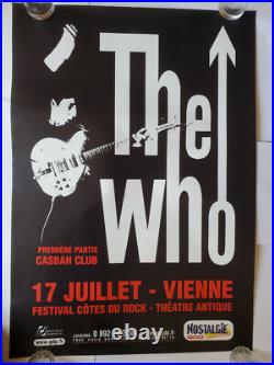 The Who Original Iconic Gorgeous Vienna AOR BG FD Concert Poster