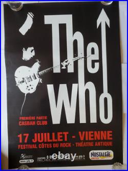The Who Original Iconic Gorgeous Vienna AOR BG FD Concert Poster