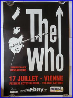 The Who Original Iconic Gorgeous Vienna AOR BG FD Concert Poster