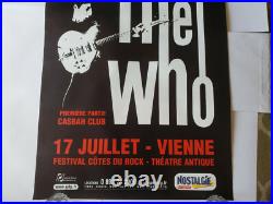 The Who Original Iconic Gorgeous Vienna AOR BG FD Concert Poster