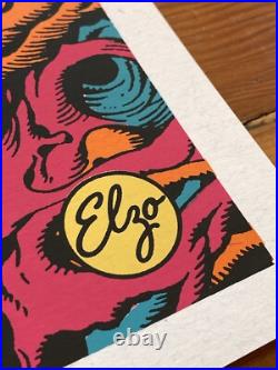 Thee Oh Sees Concert Tour Poster Print Edition of 100 hand numbered Elzo Durt Thee Oh Sees Concert Tour Poster Print Edition of 100 hand numbered Elzo Durt