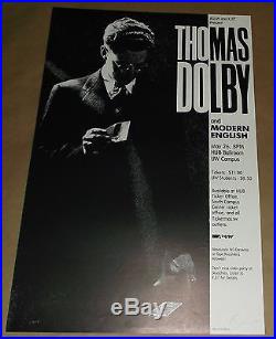 Thomas Dolby Modern English UW Seattle concert poster Art Chantry