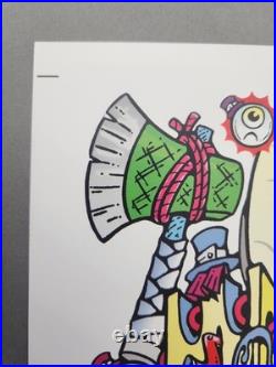 Three The Residents Concert Posters by Steven Cerio, Rare Artist's Proofs 2001