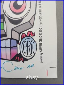 Three The Residents Concert Posters by Steven Cerio, Rare Artist's Proofs 2001 Three The Residents Concert Posters by Steven Cerio, Rare Artist's Proofs 2001