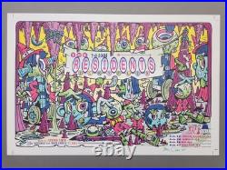 Three The Residents Concert Posters by Steven Cerio, Rare Artist's Proofs 2001 Three The Residents Concert Posters by Steven Cerio, Rare Artist's Proofs 2001