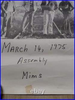 Timberline Signed Concert Poster March 14 1975 Jim Salestrom Craig Link Etc