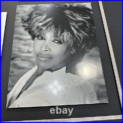Tina Turner Custom Poster Autograph Concert Ticket 1993 Rain Or Shine 26 x 33