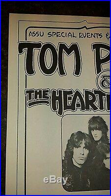 Tom Petty concert poster original 1978 June 3