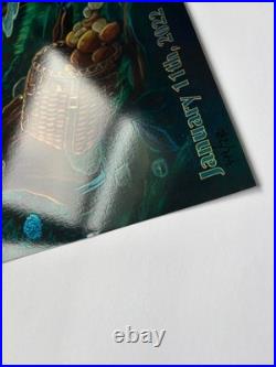 Tool Band Concert Poster Tacoma Tour January 11 2022 389/780 Lori Nelson Art
