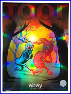 Tool Band Concert Tour Poster Edmonton October 25 2023 462/750 Travis Lampe Art