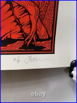 Tool Concert Poster 2010 Los Angeles Signed Adam Jones Original Rare