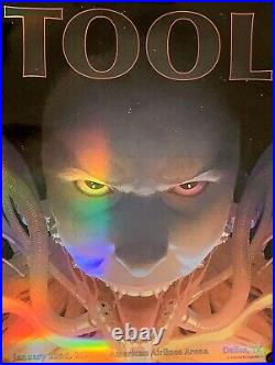 Tool Dallas poster 2020 concert american airlines center holographic esad ribic