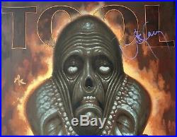 Tool band signed poster pittsburgh 2019 concert tour chet zar