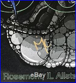 Tool signed concert poster rosemont 6/8 2017 allstate arena chicago maynard j. K