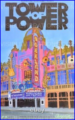 Tower Of Power Concert Poster Oakland 2018 Artist Proof Tower Of Power Concert Poster Oakland 2018 Artist Proof