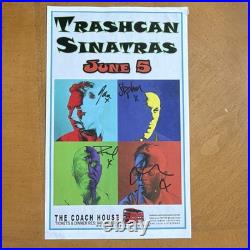 Trashcan Sinatras Autographed Concert Poster