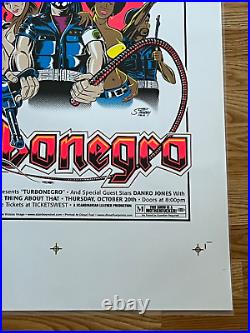 Turbonegro Dank Jones Eddie Spaghetti Oregon Stainboy Original Concert Poster