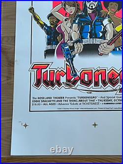 Turbonegro Dank Jones Eddie Spaghetti Oregon Stainboy Original Concert Poster