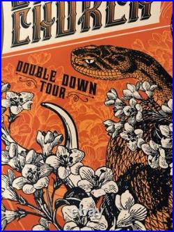 Two Rare Eric Church Concert Posters 1/2019 Omaha NE Signed-Numbered #/50 AE