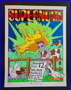 Two Supernova Concert Posters From Kozik