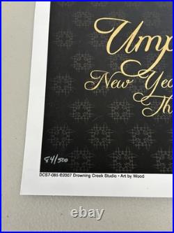 UMPHREY'S MCGEE JEFF WOOD CONCERT POSTER 10th ANNIVERSARY NYE CHICAGO 2007 #/500