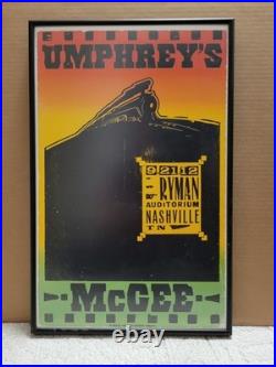 Umphrey's McGee 9/21/2012 Ryman Auditorium Hatch Print Concert Poster withFrame