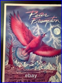 Unfinished Concert Poster Vintage Real Never 4 Sale Peter Frampton Comes Alive W