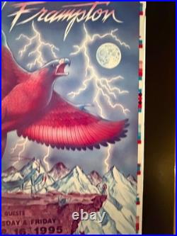 Unfinished Concert Poster Vintage Real Never 4 Sale Peter Frampton Comes Alive W