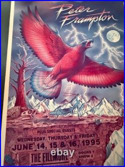 Unfinished Concert Poster Vintage Real Never 4 Sale Peter Frampton Comes Alive W