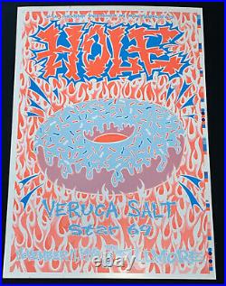 Unfinished Ridiculous Courtney Love Hole Original Concert Poster