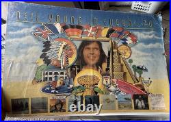VINTAGE 1976 Neil Young In Europe Crazy Horse Tour Promo Concert Poster 20x30