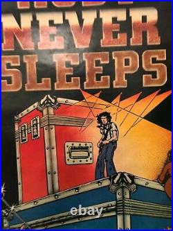 VINTAGE MUSIC POSTER 1979 Neil Young Rust Never Sleeps A Concert Fantasy Jawa SW