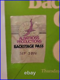 VTG 1976 Heart Bachman-Turner Overdrive Medford OR Concert Poster Backstage Pass