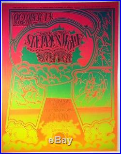 VULCAN GAS CO. (VGC-681013) 1968 Original Vintage Concert Poster STEPPENWOLF