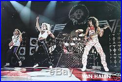 Van Halen David Lee Roth Rare Vintage Original Live Concert Poster 1982