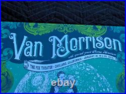 Van Morrison 2016 Fox Theater Oakland California #5/125 Signed Concert Poster Van Morrison 2016 Fox Theater Oakland California #5/125 Signed Concert Poster