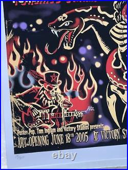 Vince Ray Original Concert Poster From Culver City Signed /250