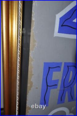 Vintage 1962 The Four Freshmen Quartet Hand Painted Rare Original Concert Poster