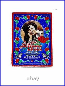Vintage 1970'S Loretta Lynn Poster Lot With Festival Concert Photos In 2000'S