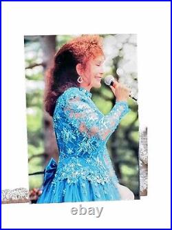 Vintage 1970'S Loretta Lynn Poster Lot With Festival Concert Photos In 2000'S