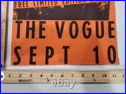 Vintage 1980s ORIGINAL Green River Seattle Concert Poster Pearl Jam, Mudhoney