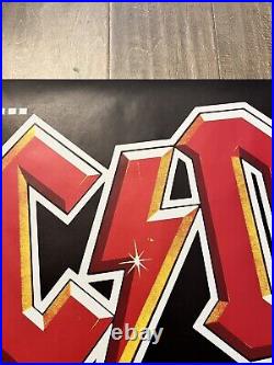 Vintage 1982 AC/DC CONCERT PROMO POSTER GERMANY RARE FOR THOSE ABOUT TO ROCK
