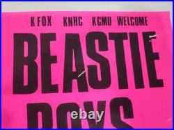 Vintage 1987 ORIGINAL Run DMC & Beastie Boys 11x17 Seattle Concert Poster